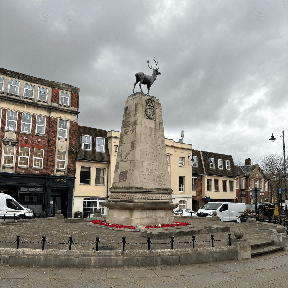 Hertford Hart Statue